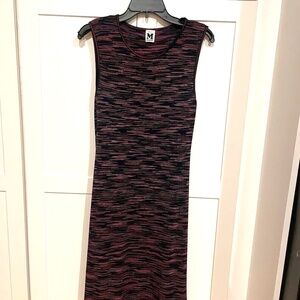 Missoni sleeveless purple and black dress-- Size Large
